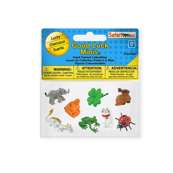 Safari Ltd. Good Luck Minis Birds Fun Pack - 8 Mini Figurines of Birds - Educational Toy Figures for Boys, Girls, & Kids Ages 5+