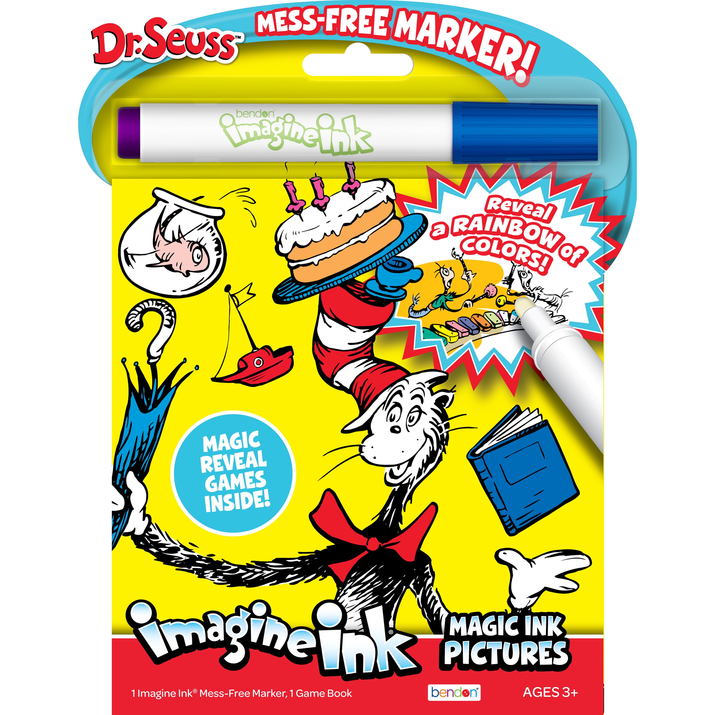 DR SUESS IMAGINE INK MAGIC PICTURES WITH MESS FREE MARKER
