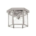 thumbnail image 1 of Sea Gull Lighting 7647-962 Bretton Two-Light Ceiling Flush Mount Fixture, Brushed Nickel Finish, 1 of 6