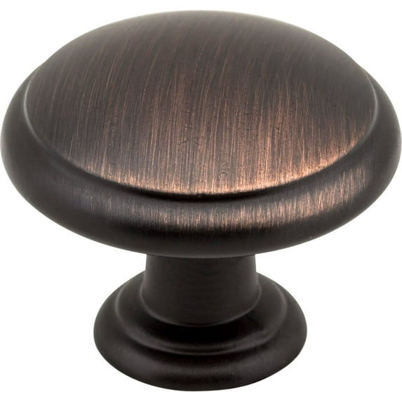 1-3/16" Dia. Gatsby Round Knob - 10 Pack - Brushed Oil Rubbed Bronze
