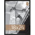 thumbnail image 1 of MCS Trendsetter 18x24 Poster Frame Black High-Gloss, Vertical & Horizontal Wall Hanging Large Picture Frame for Photos, Posters & Art Prints (1-Pack), 1 of 8
