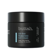Buttah Skin Oil-Free Hyaluronic Gel Cream – Hydrating Face Moisturizer
