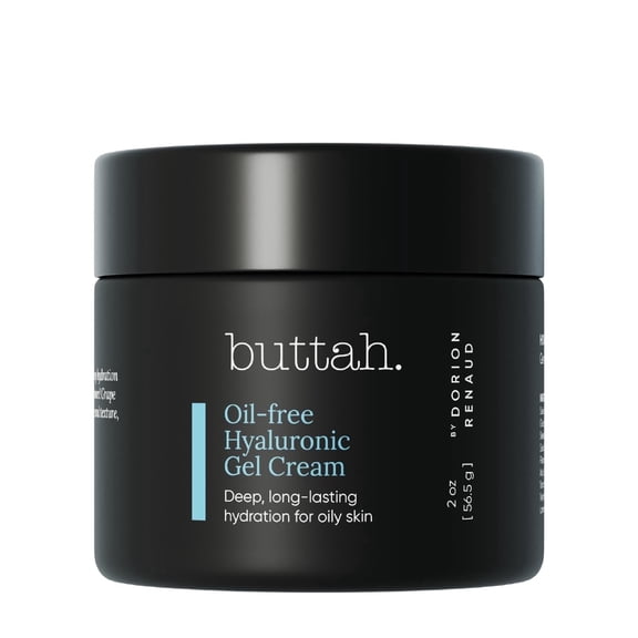 Buttah Skin Oil-Free Hyaluronic Gel Cream Hydrating Face Moisturizer