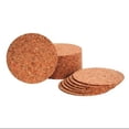 thumbnail image 1 of Hygloss Cork Coasters - Pkg of 24, Round, 4" diameter, 1 of 2