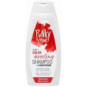 Punky Colour 3-in-1 Hair Color Shampoo & Color Depositing Conditioner, Redilicious, Red 8.5 fl oz