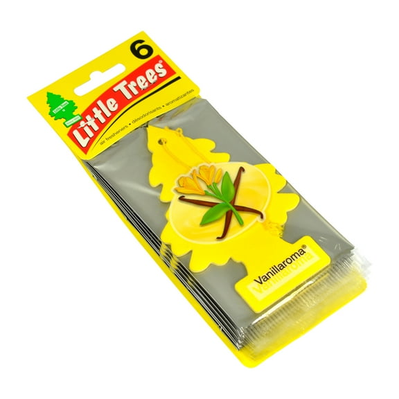 Little Trees Car Air Freshener 6-Pack (Vanillaroma)