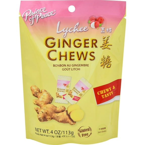 Prince of Peace Ginger Chews with Lychee