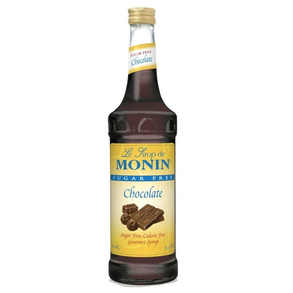 Monin Sugar Free Chocolate Syrup, 750ml 25.4oz