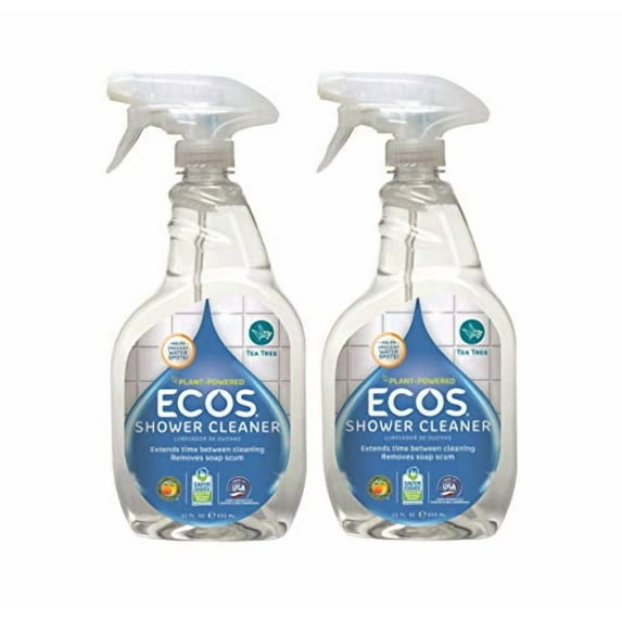 Earth Friendly Products Shower Cleaner Spray - 22 Fl Oz (Pack of 2)