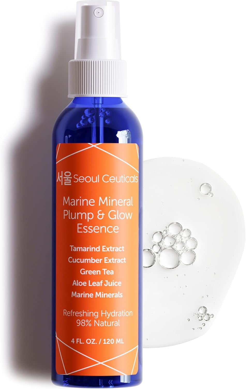 SeoulCeuticals Korean Skin Care Marine Mineral Essence Toner Spray Face Mist, 4 fl oz
