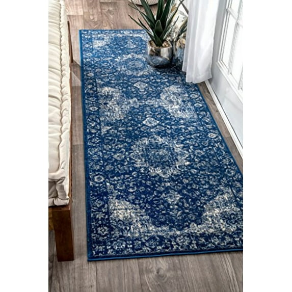 Verona Dark Blue 2' 8" x 8'