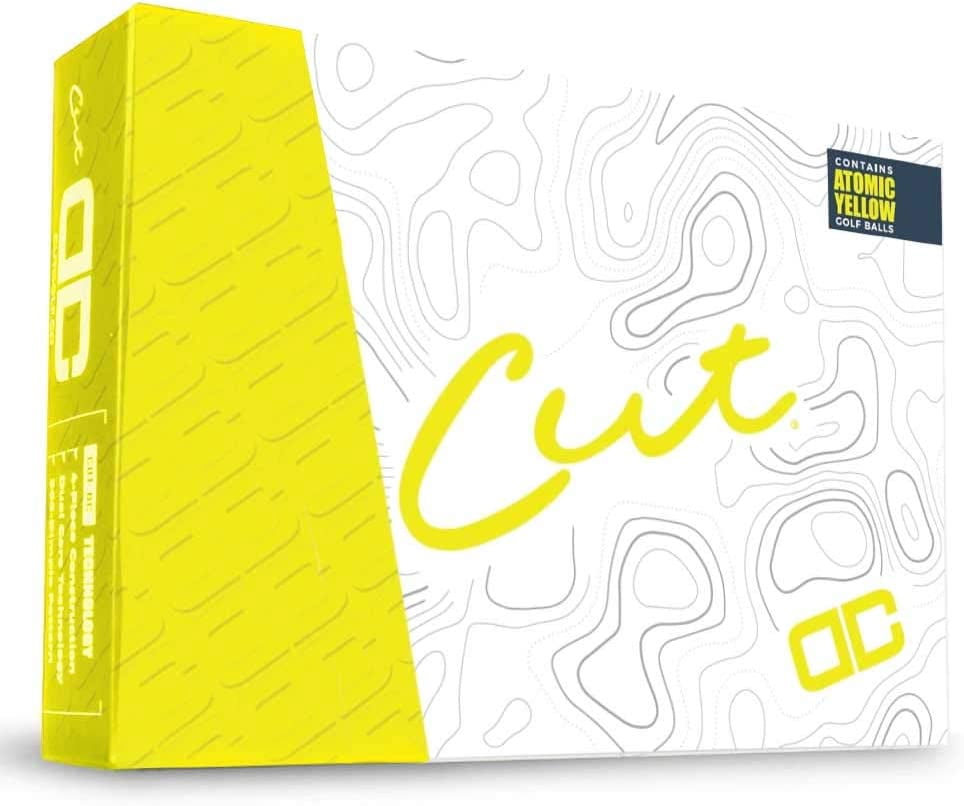 Cut Golf DC Atomic Yellow Golf Balls 12pack