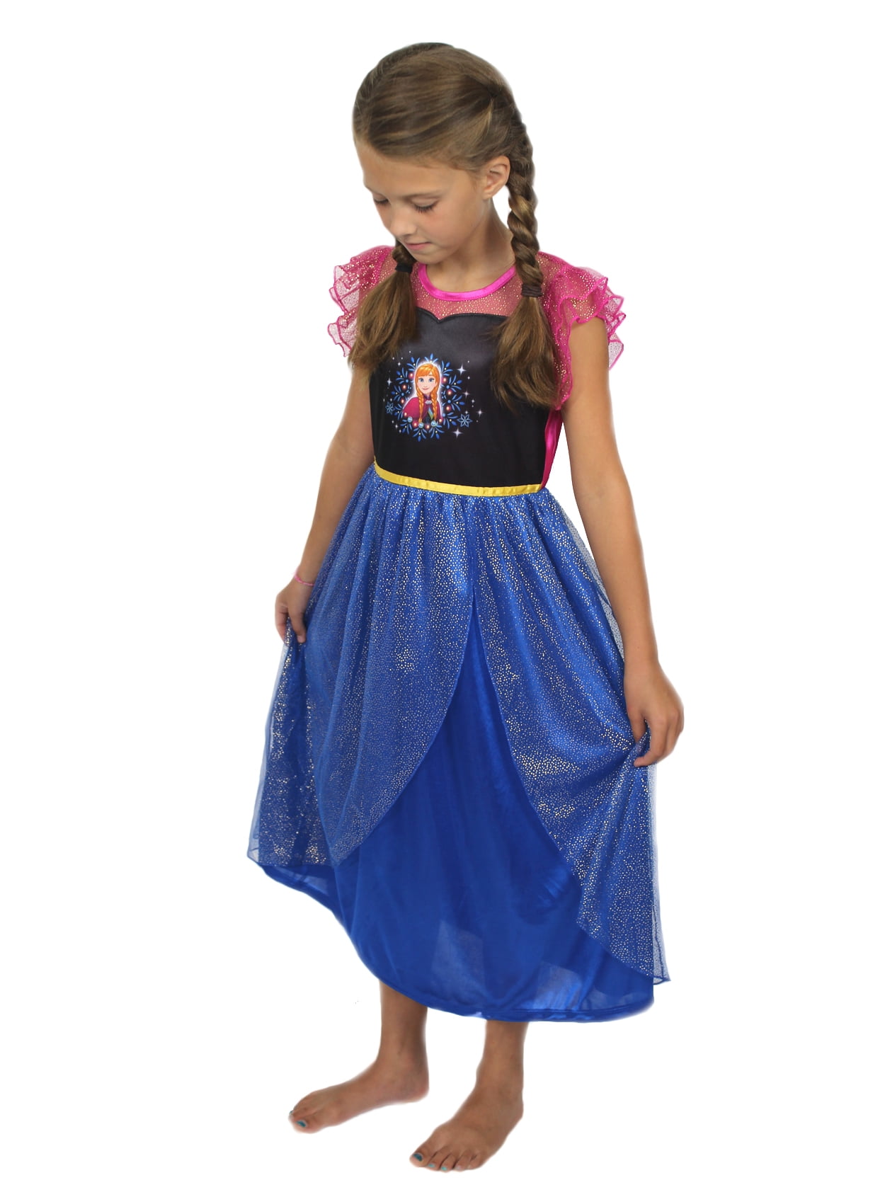 open lace back dress Disney Princess Girls Nightdress | Rapunzel, Ariel, Cinderella