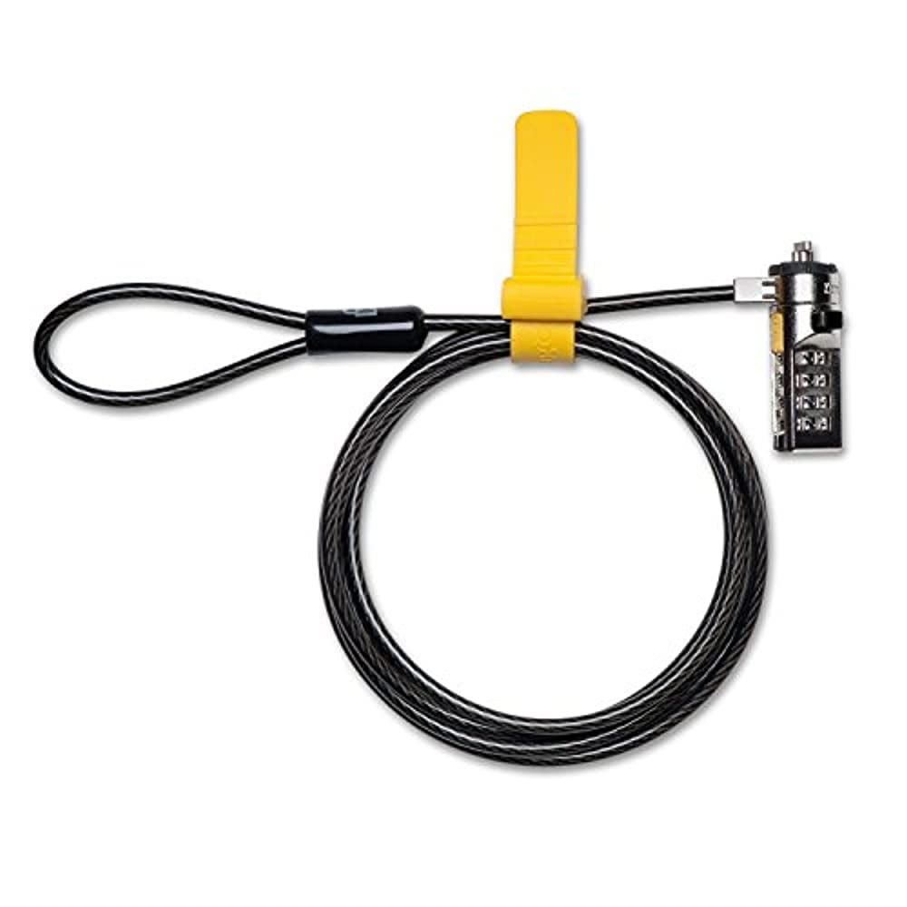 Kensington 4-wheel Combination Cable Lock for laptops (K64673AM)