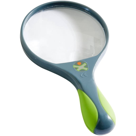 HABA Terra Kids Magnifying Glass - Sturdy Explorer Tool with 2 Lenses + Built-In Mini Scope for Nature Discovery