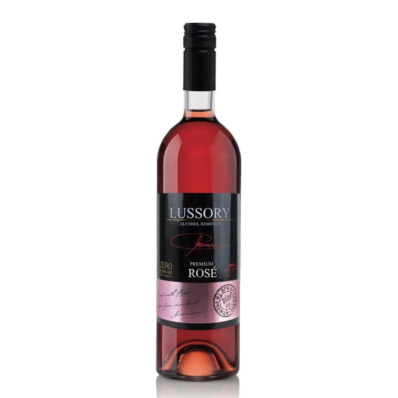 Lussory Premium Rose Alcohol Removed 0.0% Dealcoholized Rose Alternative From Spain, Low Calories, Low Sugar, Halal Certified