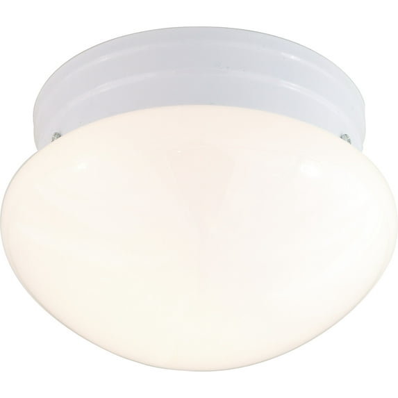 Nuvo 60-403 - 2 Light Cfl - 10" - Medium White Mushroom - (2) 13W GU24 Lamps Included