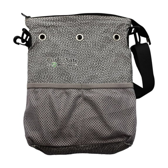 New Anti-Theft & Anti-Cut Crossbody Unisex Purse, UHMWPE & HPPE Material Reinforced with 304 CRES Steel Mesh, Gray, Portable Combo-Lock Storage Purse for Travel, Camping, Pool, Beach and More