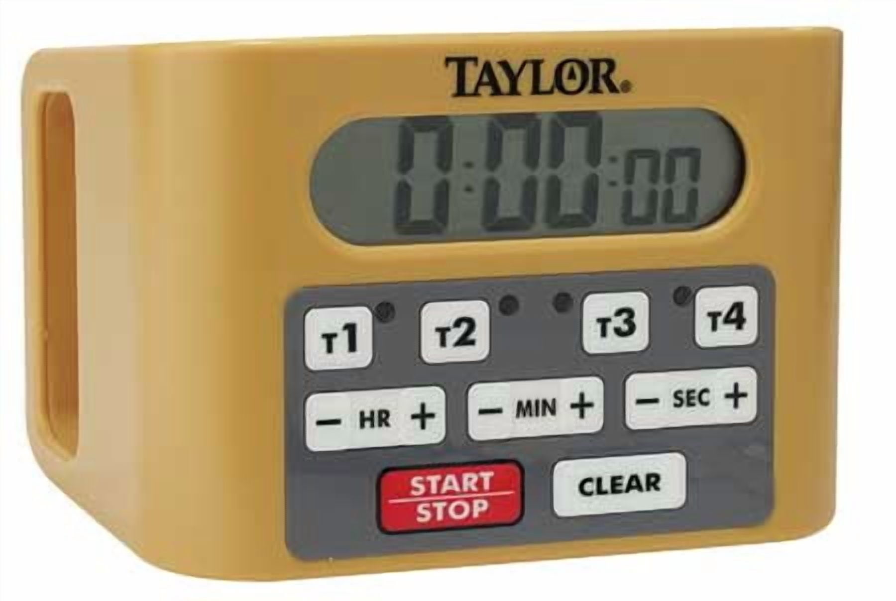 Taylor Precision Kitchen Timer - 5839N - Four Event Commercial, Water ...