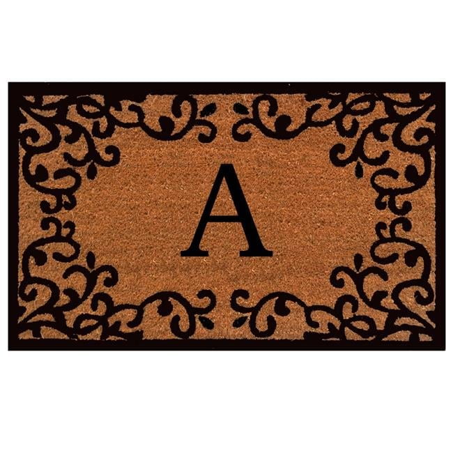Calloway Mills Chateaux Monogram Outdoor Doormat 18" x 30" (Letter A)
