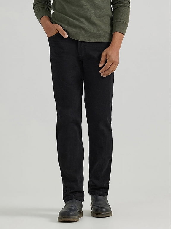Men's Wrangler Authentics Regular Fit Cotton Jean in Black