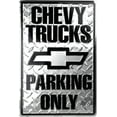 thumbnail image 1 of Hangtime Chevy Truck parking 8 x 12 inch  diamond embossed background, 1 of 1