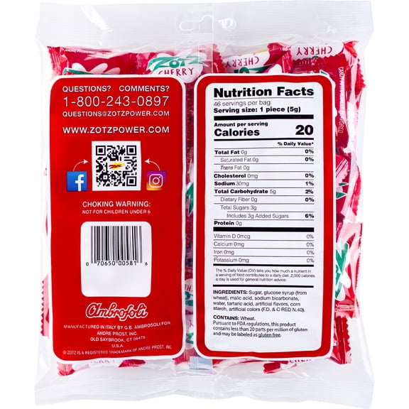Zotz Cherry 46ct Bag