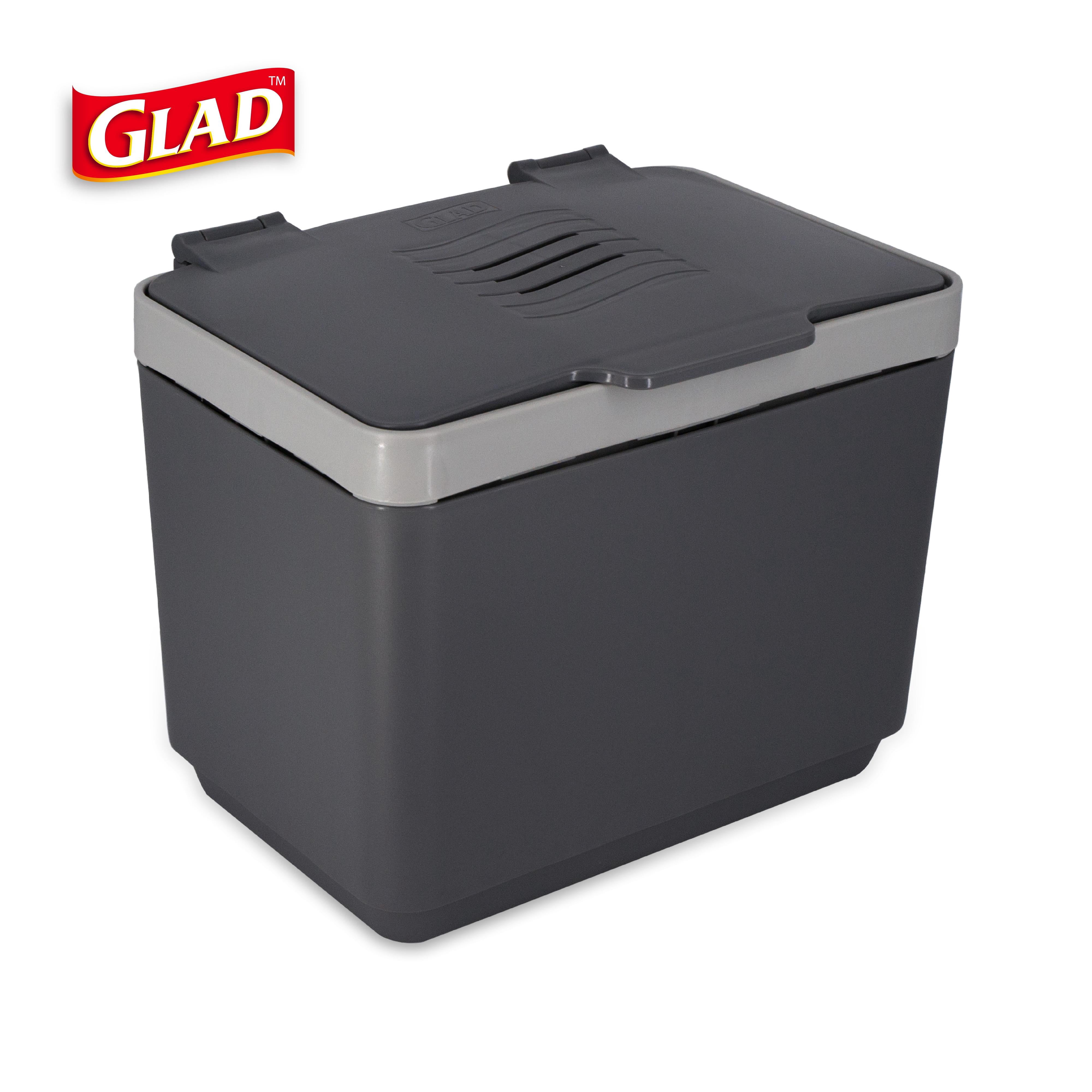 Glad 1.5 Gallon Countertop Compost Bin - Gray