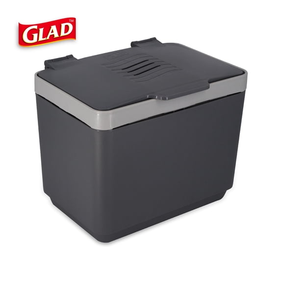 Glad 1.5 Gallon Countertop Compost Bin - Gray