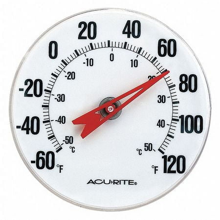 5" Acurite Thermometer With Mounting Bracket Chaney Instrument 00346CASB