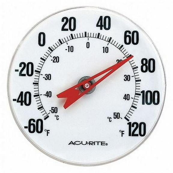 5" Acurite Thermometer With Mounting Bracket Chaney Instrument 00346CASB