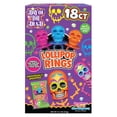 thumbnail image 1 of Halloween Day of the Dead Sugar Skull Lollipop Rings, Box of 18, 1 of 6