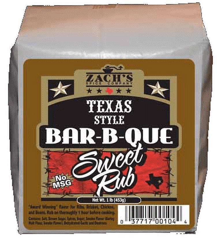 Zach's Original Style BarBQue Brisket Rub Championship Cookoff