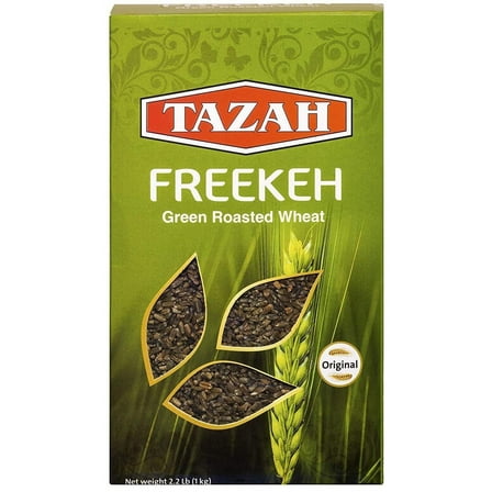 Tazah Freekeh Roasted Durum Wheat 35.2 Ounce Green Wheat 2.2 lbs