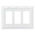 thumbnail image 1 of Franklin Brass W35274-PW-C Classic Beadboard Triple Decorator Wall Plate, Single, 1 of 8