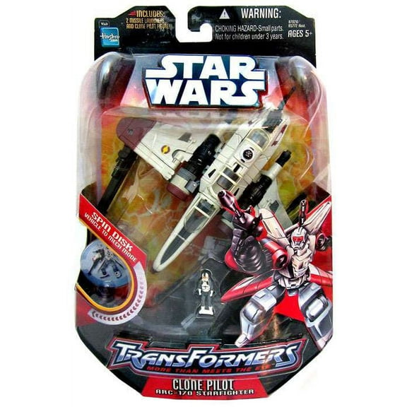 Hasbro Star Wars Transformers - Clone Pilot and Arc 170 Star Pilot