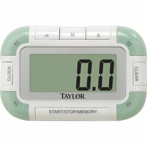 Taylor Pro Digital 4 Event Timer and Clock Includes 2 "LR44" Batteries