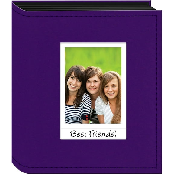 Pioneer Photo Albums 80 Pkt Fujifilm Instax or Polaroid Mini Photo Album, Purple
