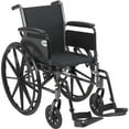 thumbnail image 1 of Drive Medical Cruiser III Light Weight Wheelchair with Flip Back Removable Full Arms and Swing Away Footrest, 1 of 2