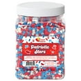 thumbnail image 1 of Patriotic Sprinkles - 1.1 Pound - Red White and Blue Stars - Fourth of July Confetti Sprinkles for Cupcakes A Great Surprise Patriotic Stars Sprinkles Red White Blue Confetti Shaped Topping 1.1 Pound, 1 of 8