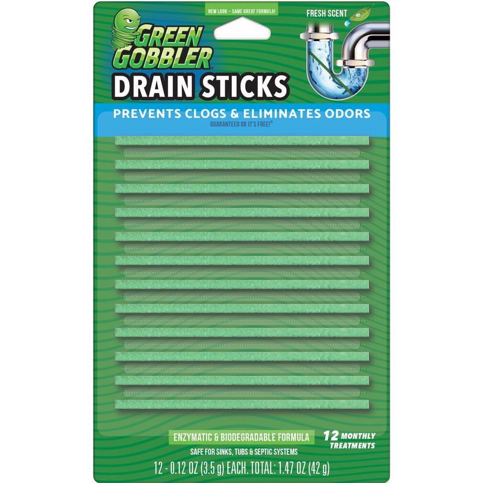 ECOCLEAN SOLUTIONS green gobbler synchkg121210 bio-flow strips-12 (drain cleaner & deodorizer), 12 pac