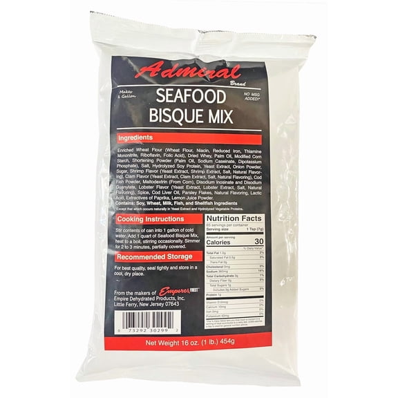 Admiral Seafood Bisque Base 16 Oz.