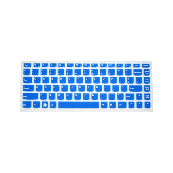 PcProfessional Blue Ultra Thin Silicone Gel Keyboard Cover for Lenovo Yoga 3 14" Laptop (Please Compare Keyboard Layout and Model)