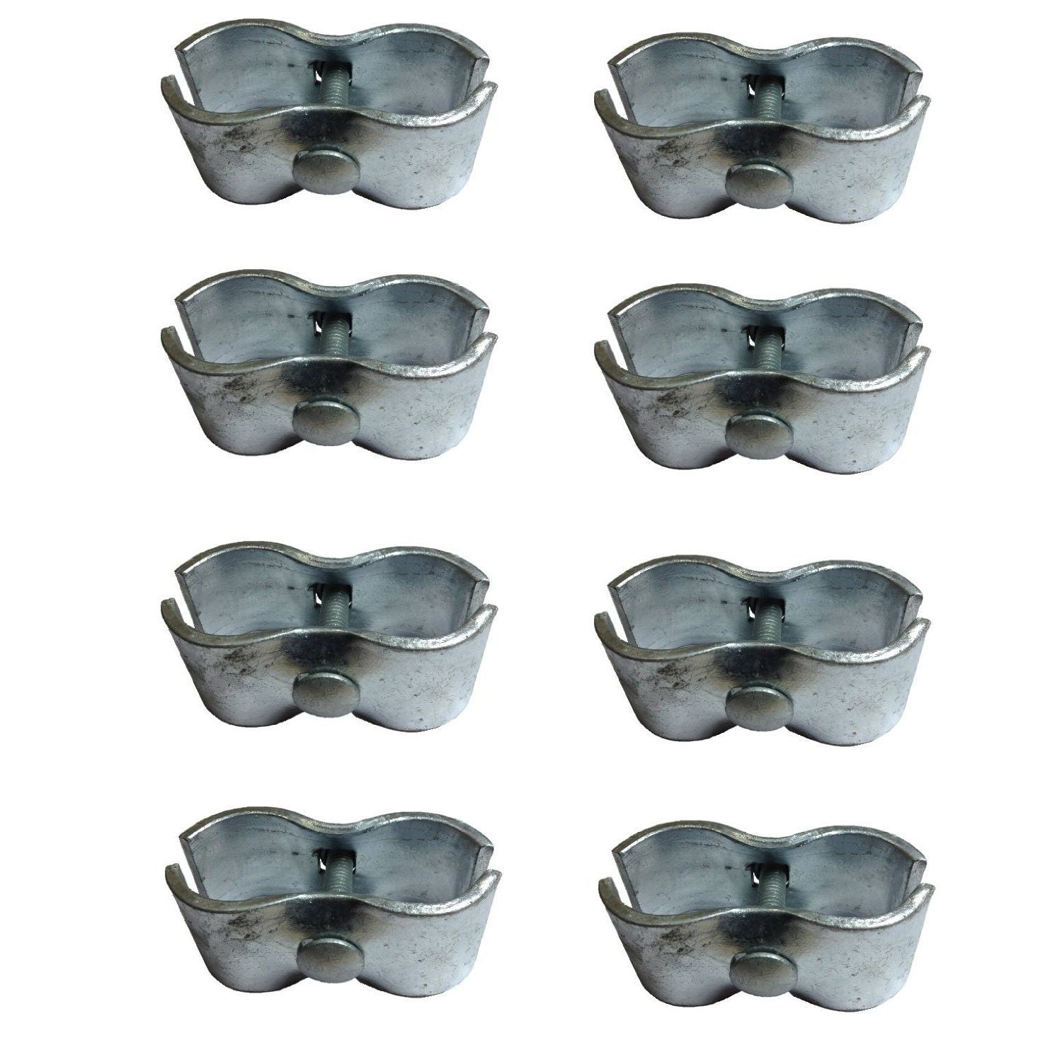 Chain Link Fence Panel Clamps, Kennels, Temporary Fencing - Galvanized  1-3/8