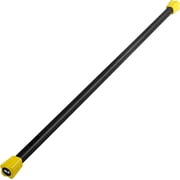 JFIT Weighted Workout Bar with Rubber Padding, 48 , 10 LB, Yellow/Black,20-7510