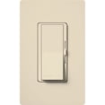 thumbnail image 1 of Lutron Diva LED+ Dimmer for Dimmable LED, Halogen and Incandescent Bulbs | Single-Pole or 3-Way | DVSCCL-153P-ES | Eggshell, 1 of 10