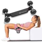 Bellabooty Original Hip Thrust Belt for Dumbbells and Kettlebells Home Gym Workout Exercise Equipment