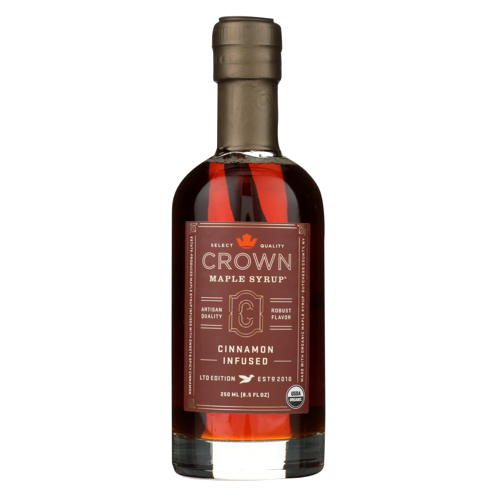 Crown Maple Cinnamon Infused Maple Syrup, 8.5 Fo
