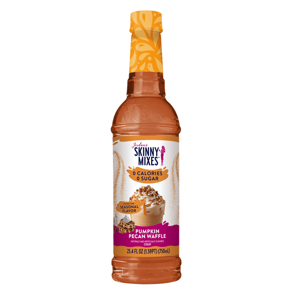 Jordan's Skinny Mixes Sugar Free Pumpkin Pecan Waffle Syrup, 25.4 Fl Oz