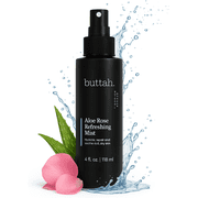 Buttah Skin Aloe Rose Refreshing Toner 4oz - Hydrating Face Toner - Refreshing Aloe Facial Toner